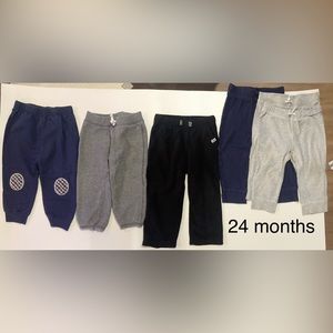 18 - 24 months toddler boy overall pajama onesie pant vest sweatshirt bundle